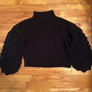 Bubble Sleeve Sweater